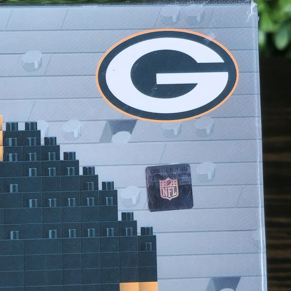 FOCO BRXLZ NFL Green Bay Packers Football Building Block Set 728 Pcs New